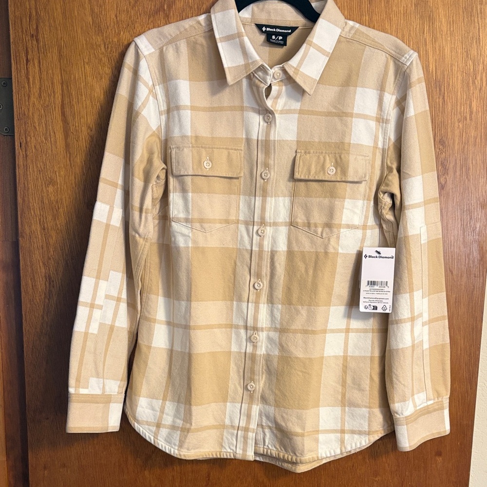 NEW! Black Diamond Project Twill Long Sleeve Button Up Shirt